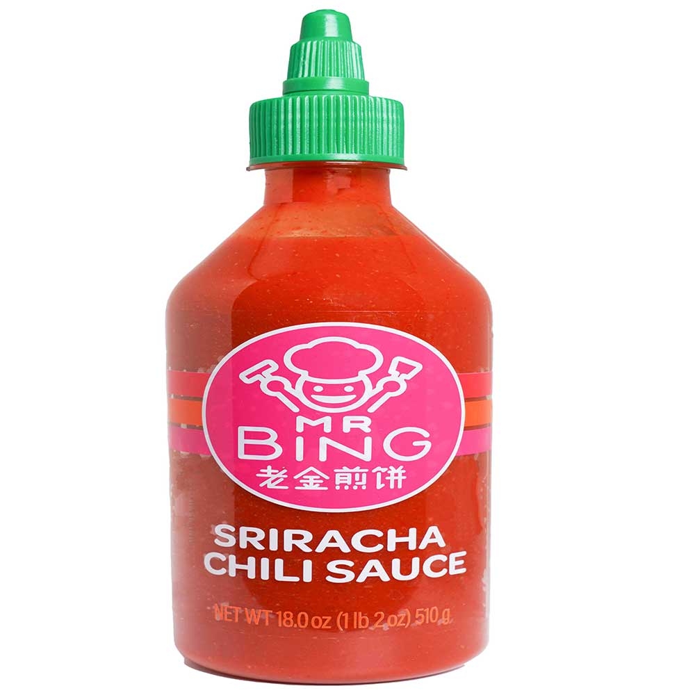 Mr Bing Sriracha Chili Sauce Bottle, 18 Ounce -- 12 per case