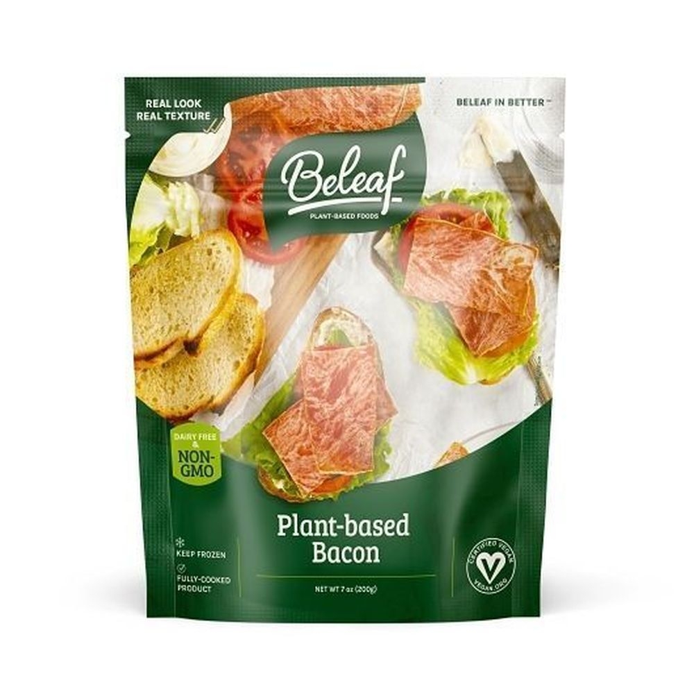 Beleaf Plant-Based Bacon, 7 Ounce -- 12 per case