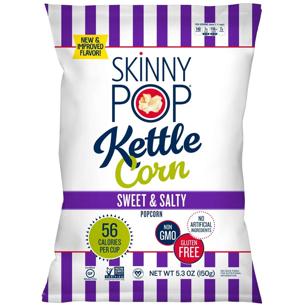 SkinnyPop Sweet and Salty Kettle Corn, 5.3 Ounce -- 12 per case