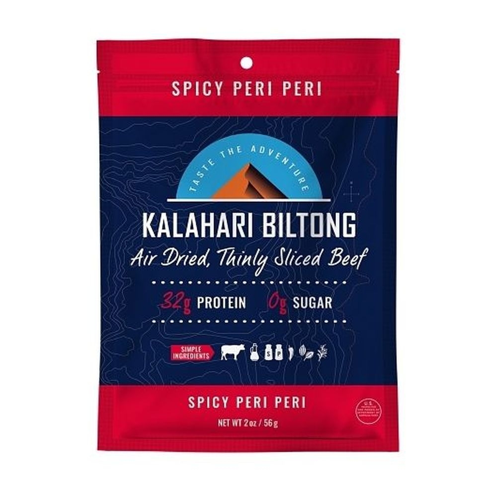 Kalahari Sliced Peri Peri Biltong, 2 Ounce - 8 per case