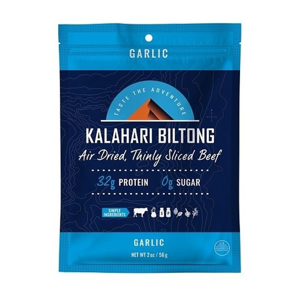 Kalahari Sliced Garlic Biltong, 2 Ounce - 8 per case