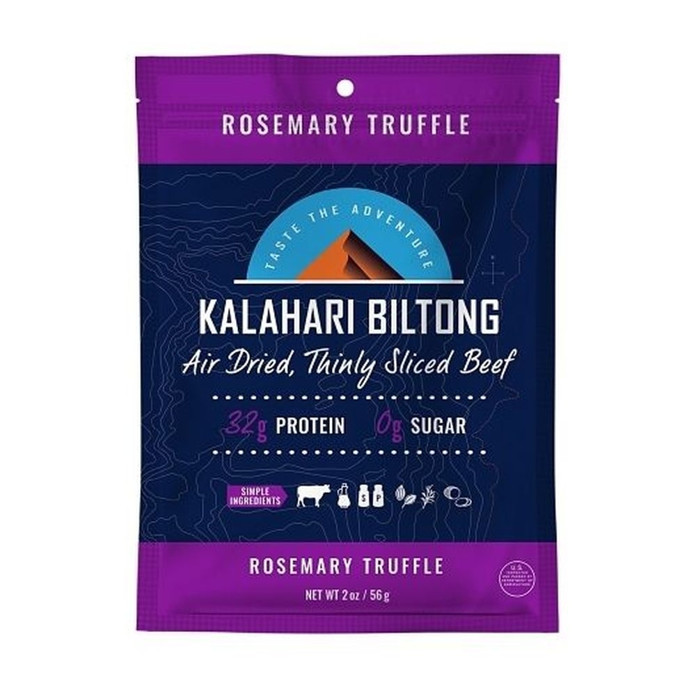 Kalahari Sliced Rosemary Truffle Biltong, 2 Ounce - 8 per case