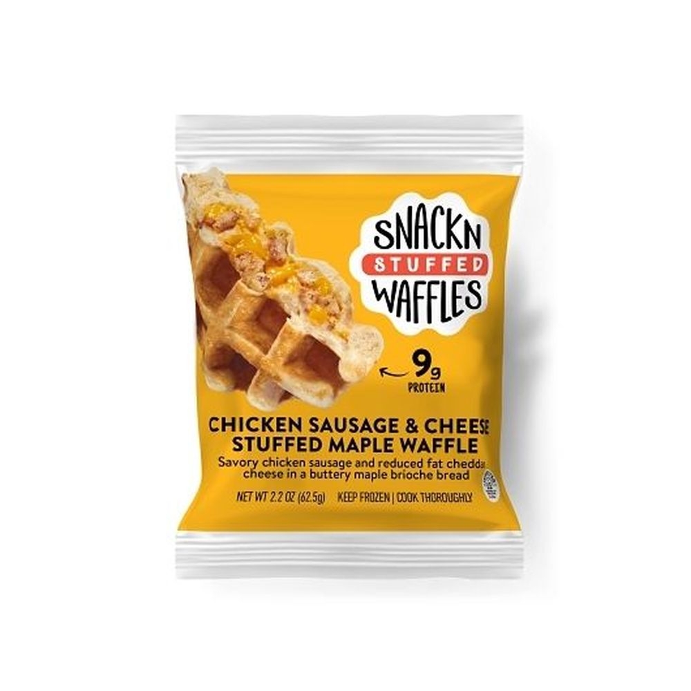 Snack N Waffles - Chicken Sausage and Cheese, 2.2 Ounce -- 108 per case