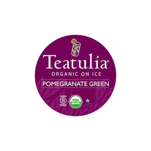 Teatulia Organic Pomegranate Green Iced Tea -- 24 per case