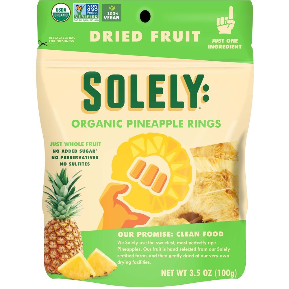 Solely Dried Pineapple Ring, 3.5 Ounce -- 6 per case