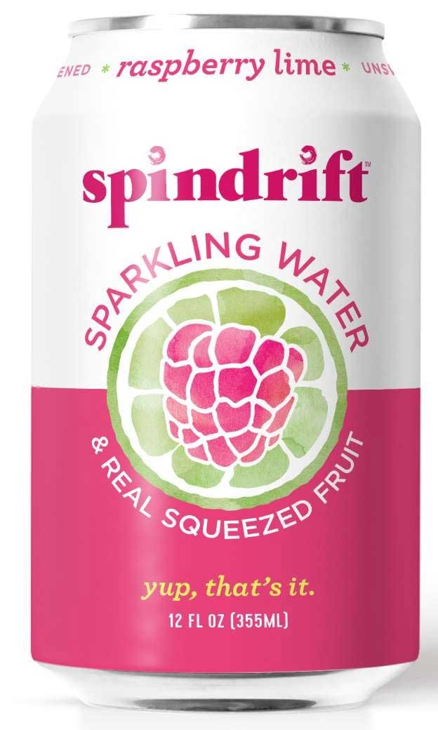 Spindrift Raspberry Lime Sparkling Water, 12 Fluid Ounce -- 24 per case