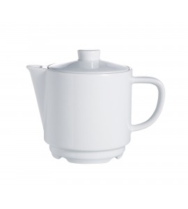 Arcoroc Candour Extra Strong Porcelain Teapot, 15 Ounce -- 8 per case.