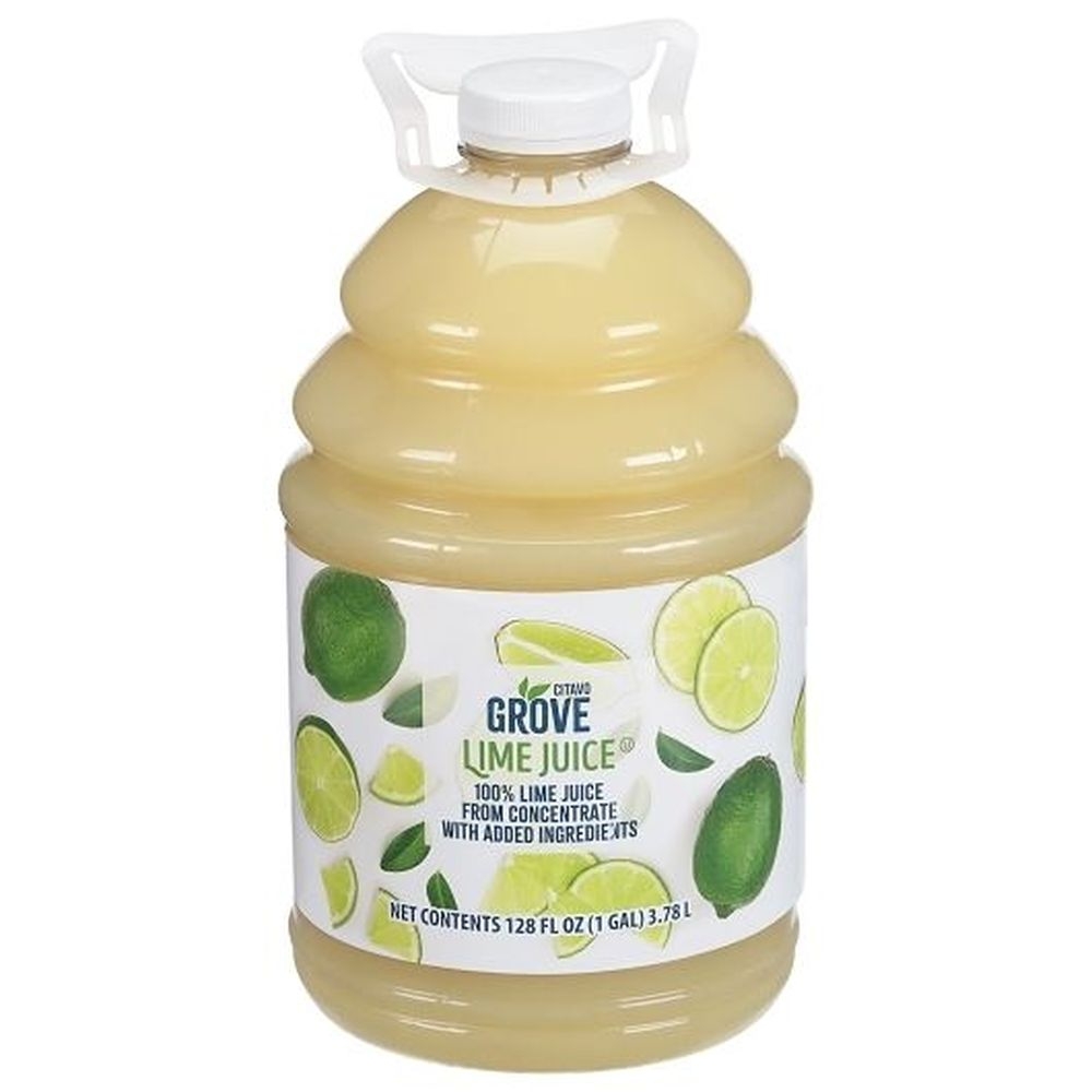 Citavo Grove Lime Juice, 1 Gallon -- 4 per case