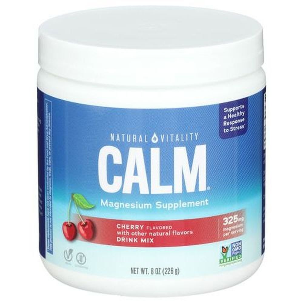 Natural Vitality Calm Cherry Drink Mix, 8 Ounce
