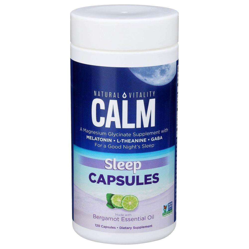 Natural Vitality Calm Sleep Capsules, 120 count