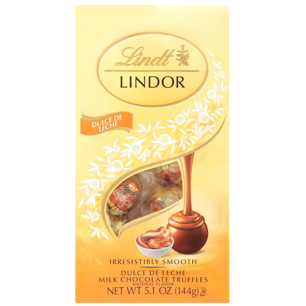 Lindor Dulce De Leche Milk Chocolate Truffles, 3.5 Ounce -- 6 per case