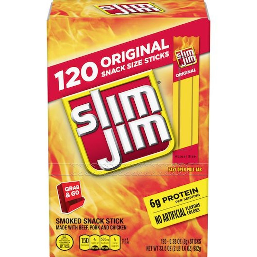 Slim Jim Original Gravity Feed Meat Stick, 0.28 Ounce -- 720 per case