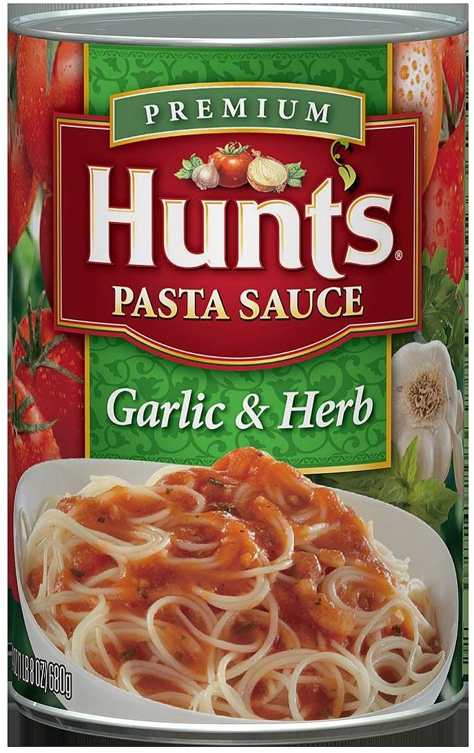 Hunts Garlic and Herb Spaghetti Pasta Sauce, 24 Ounce -- 12 per case