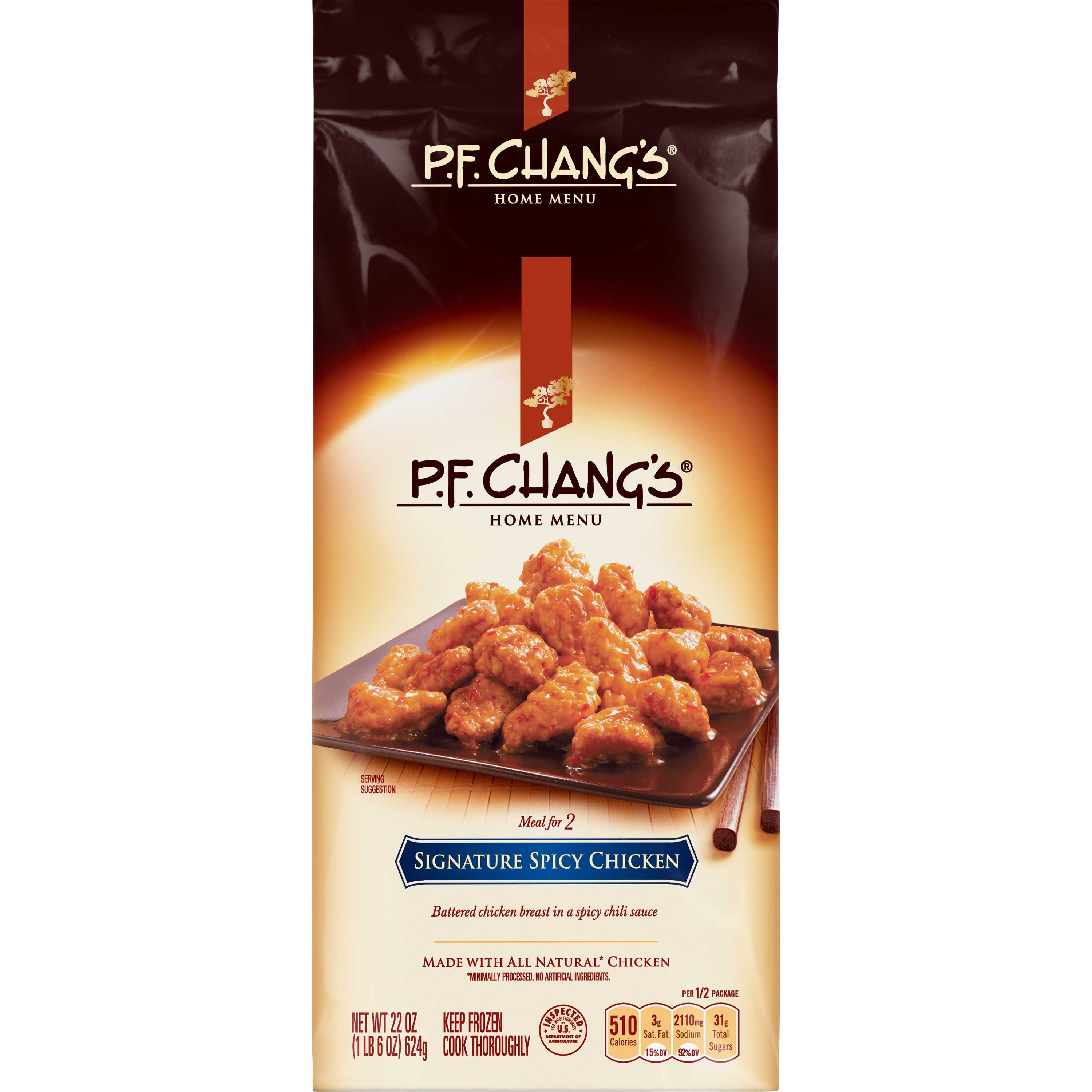 Pf Changs Signature Spicy Chicken Meal For Two, 22 Ounce -- 4 per case.