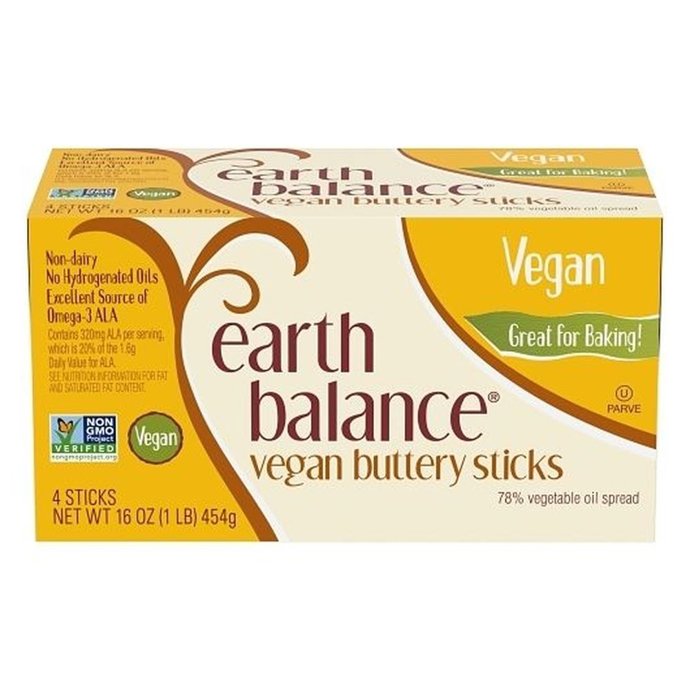 Earth Balance Vegan Buttery Stick Spreads, 16 Ounce - 12 per case