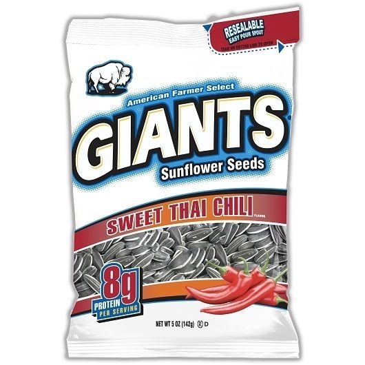 Giants Sweet Thai Chili Sunflower Seeds, 5 Ounce -- 12 per case