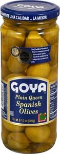 Goya Plain Queen Olives, 9.5 Ounce -- 12 per case