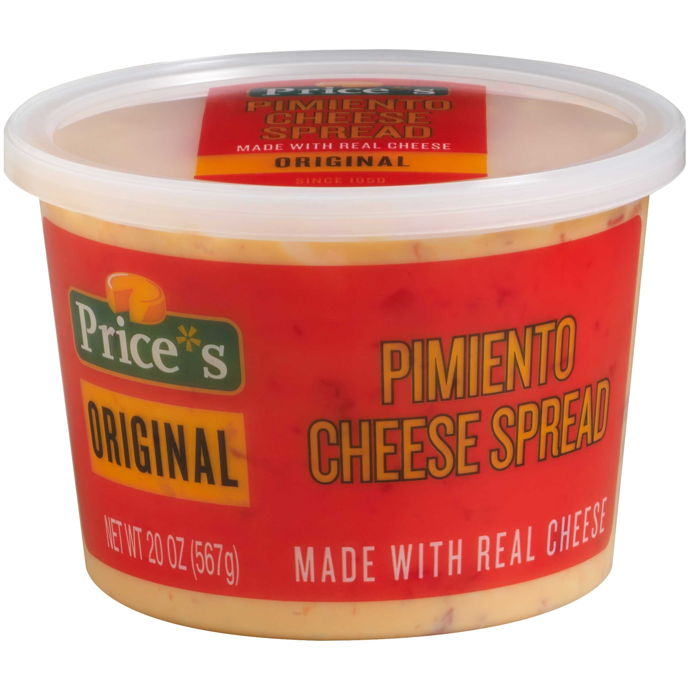 Prices Pimento Cheese, 20 Ounce -- 6 per case.