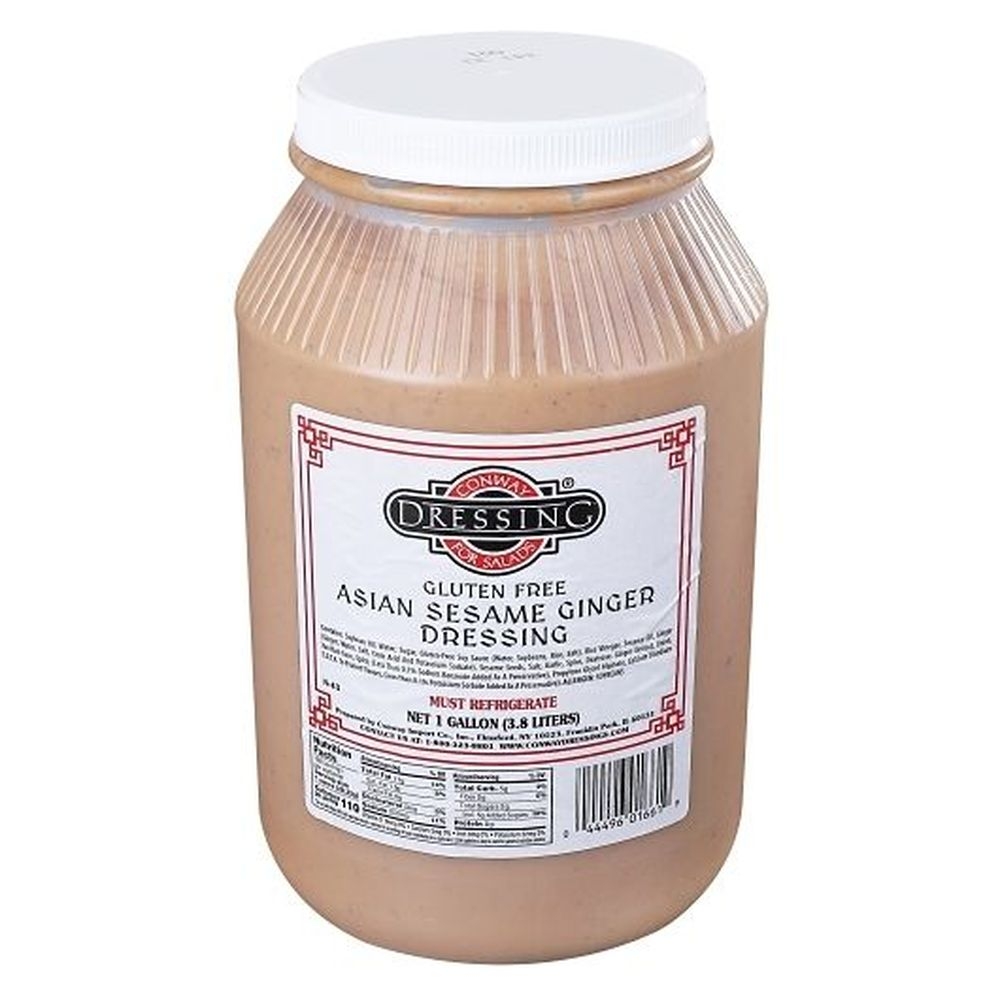 Conway Gluten Free Asian Sesame Ginger Dressing, 2 Gallon