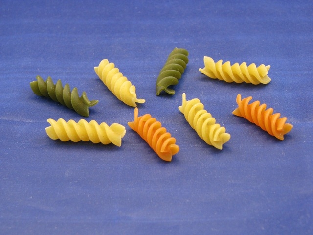 AIPC Ravarino and Freschi Garden Spiral Tri Color Rotini, 10 Pound -- 2 per case.