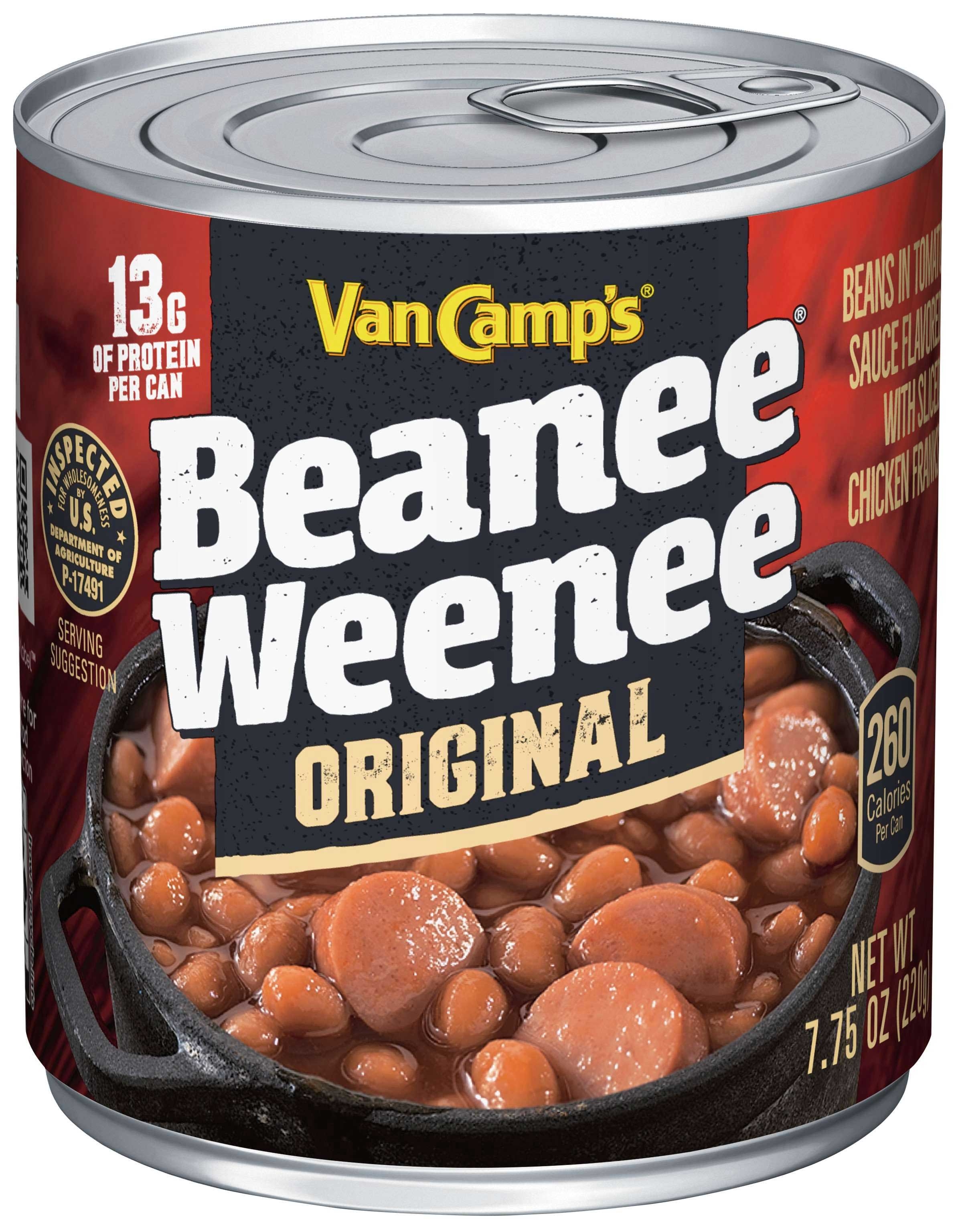 Van Camps Beanee Weenees Entree, 7.75 Ounce -- 24 per case