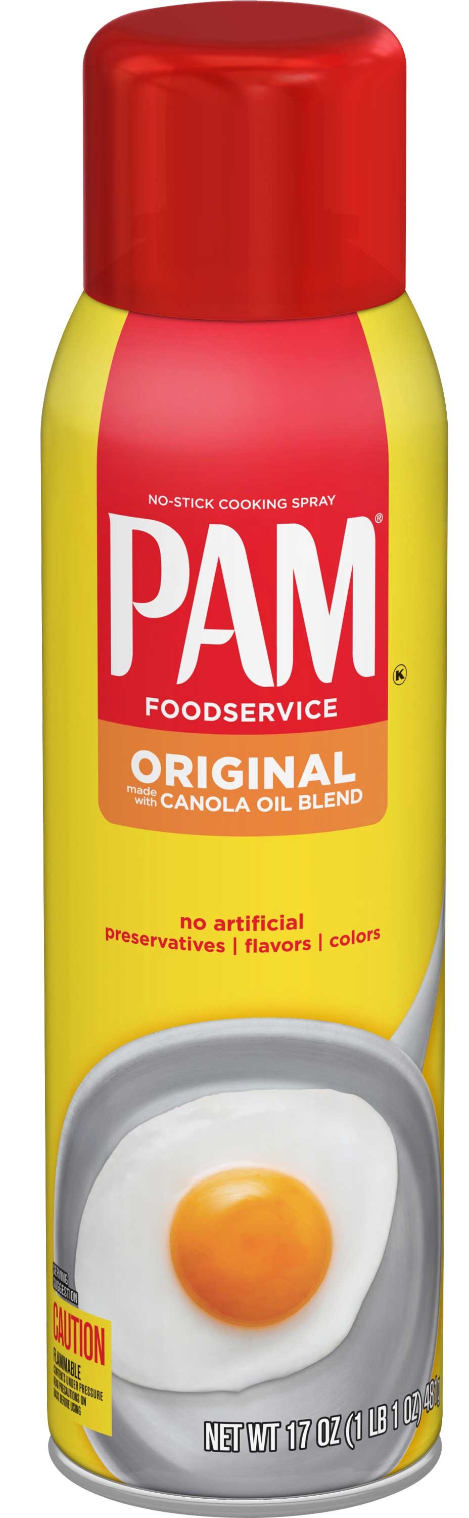 Pam Original Shortening Oil Cooking Spray, 17 Ounce -- 6 per case