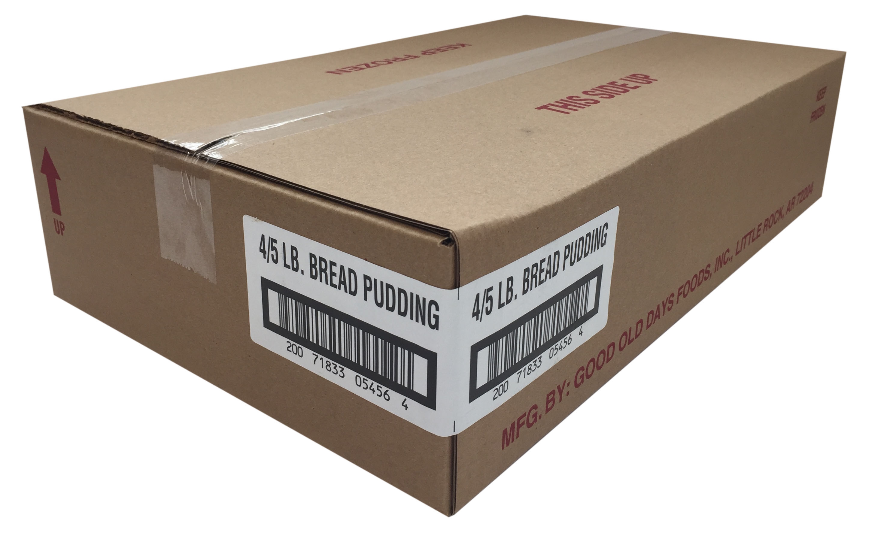 Good Old Days Bread Pudding, 5 Pound -- 4 per case.