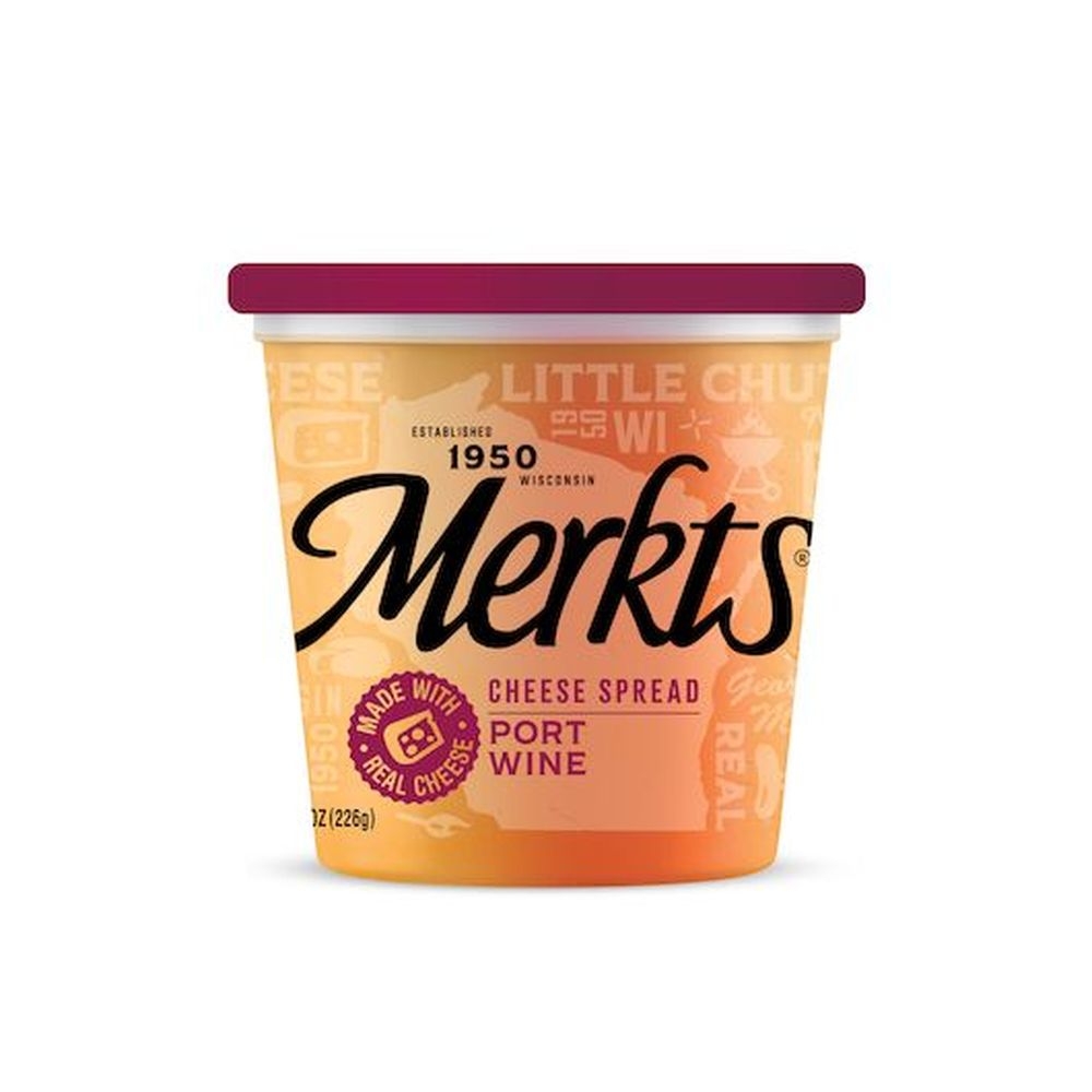 Merkts Port Wine Cheese Spread, 12.9 Ounce Cup -- 12 per case