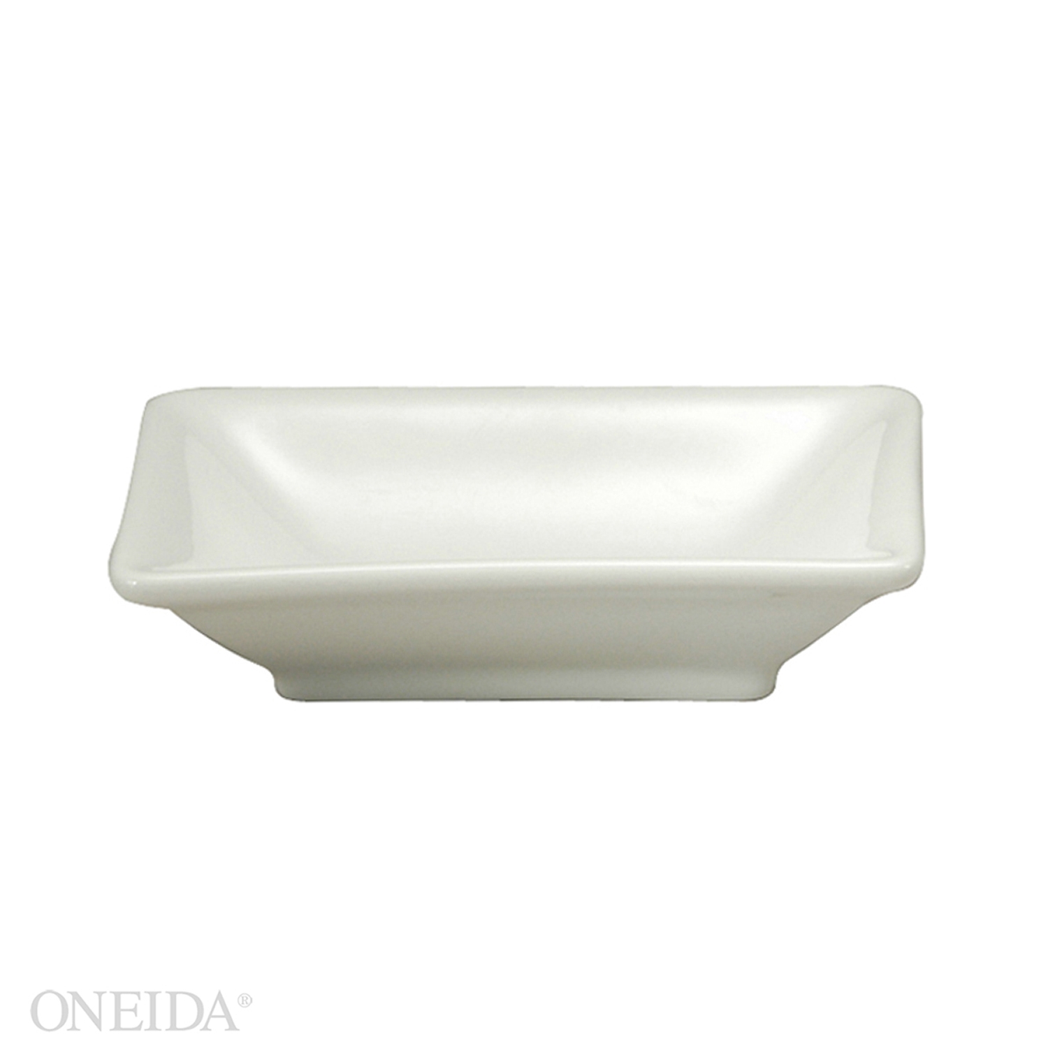 Oneida Sant Andera Collection Fusion Undecorated Rectangular Dish, 4 x 2.75 inch -- 72 per case