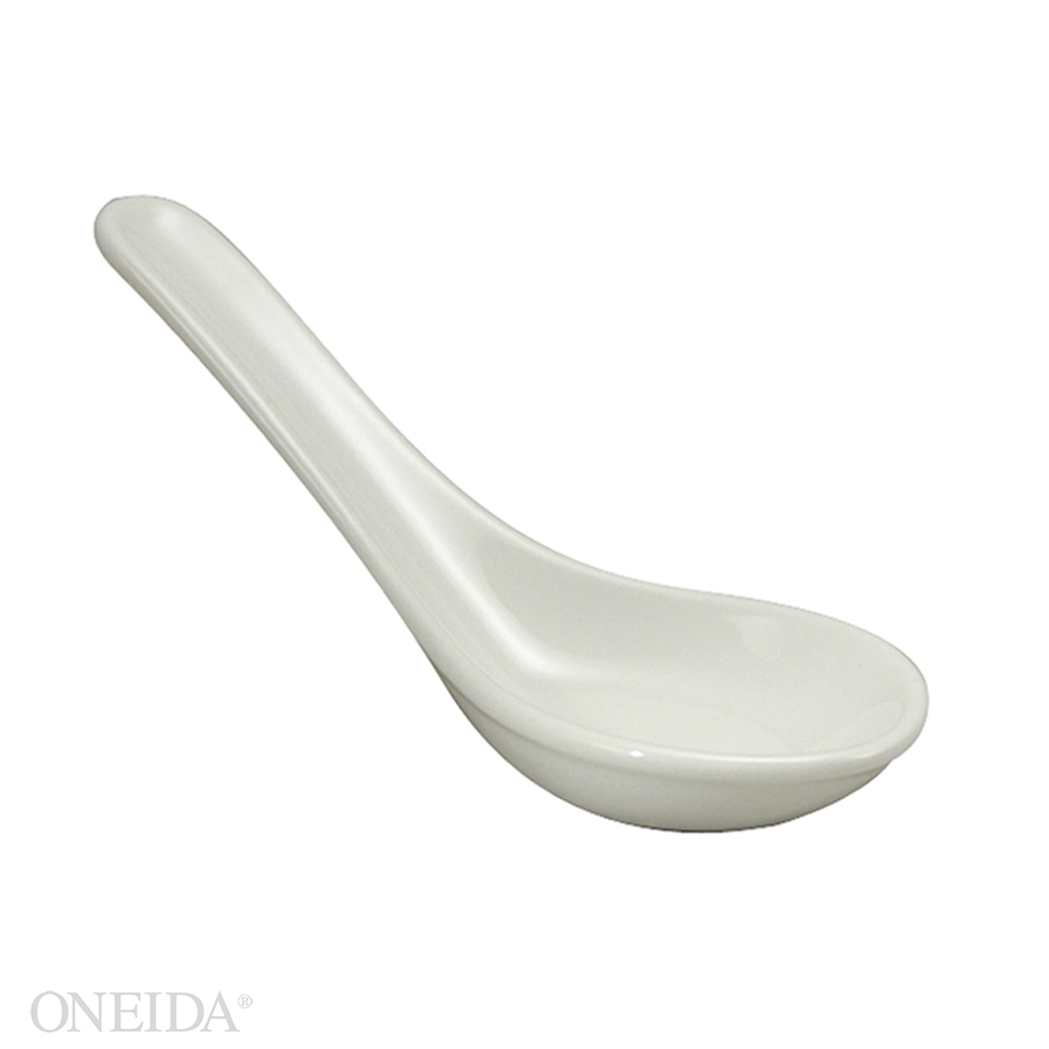 Sant Andrea Fusion Fine Porcelain Undecorated Soup Spoon, 5 inch -- 72 per case.