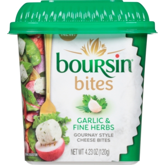 Boursin Garlic and Fine Herbs Gournay Style Cheese Bites, 4.23 Ounce -- 6 per case