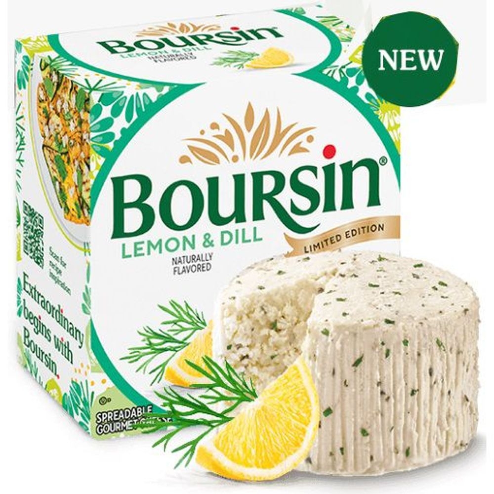 Boursin Lemon and Dill Cheese Spread, 5.3 Ounce - 6 per case