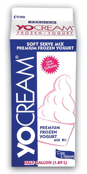 Yocream Gelato Mix, Hazelnut Flavored Serve, 64 Ounce -- 6 per case.