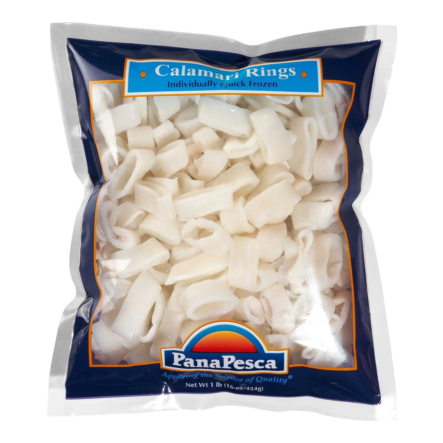Pana Pesca Fully Cleaned Todarodes Squid Ring, 1 Pound -- 10 per case.
