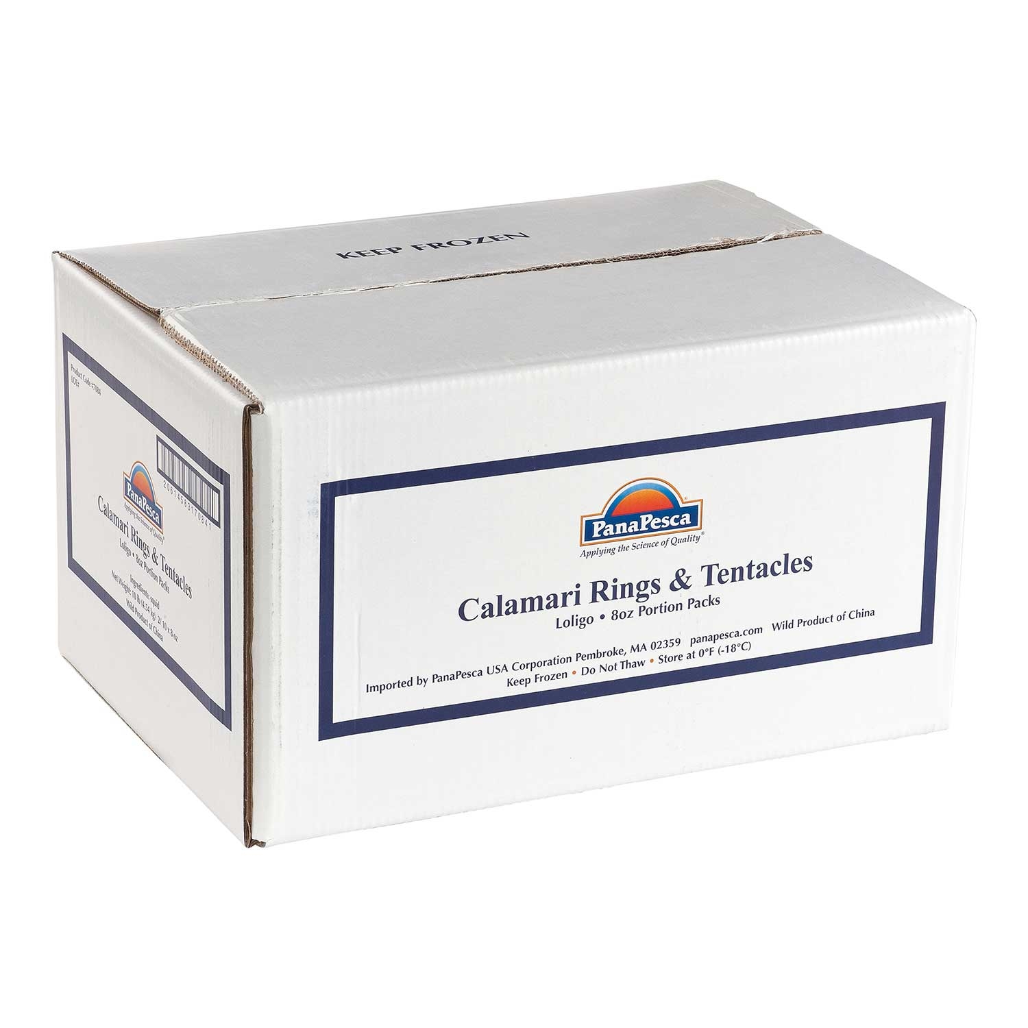 Pana Pesca Fully Cleaned Loligo Squid, 5 Pound -- 2 per case.