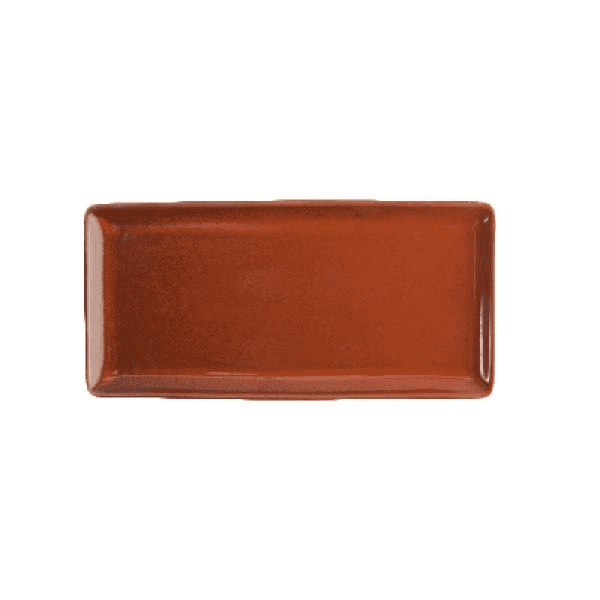 Oneida Terra Verde Cotta Rectangular Appetizer Tray, 13 x 6.25 inch -- 12 per case