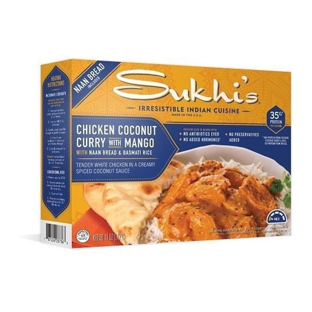 Sukhis Chicken Coconut Curry with Mango Naan and Rice, 11 Ounce -- 6 per case