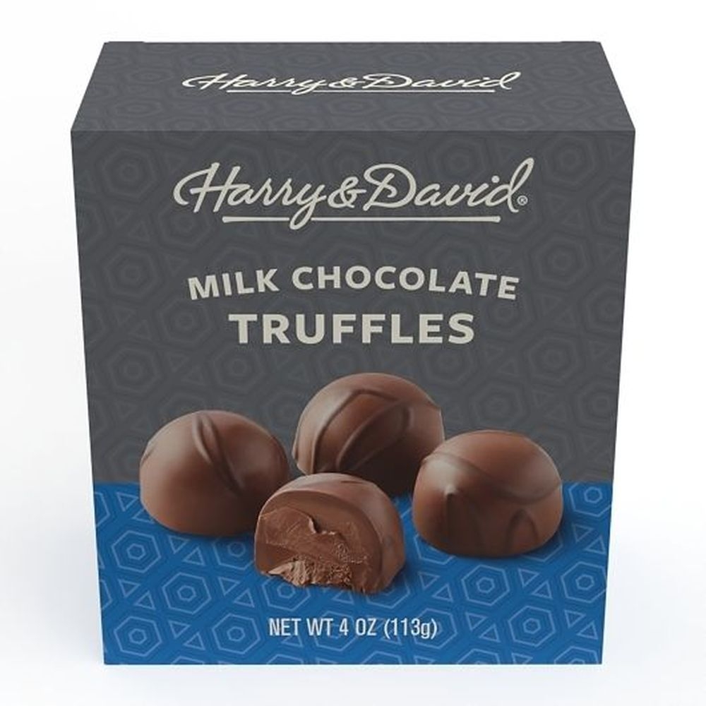 Harry and David Milk Chocolate Truffle, 4 Ounce - 6 per case