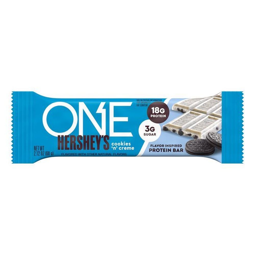 One Hershey Cookies and Creme Protein Bar, 2.12 Ounce -- 72 per case