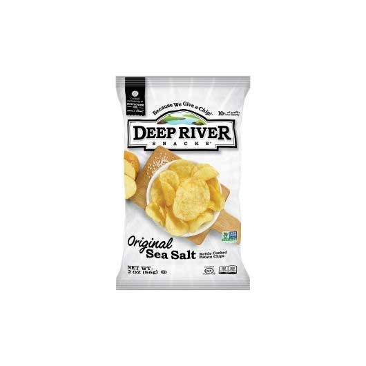 Deep River Snacks Original Salted Kettle Potato Chips, 2 Ounce -- 24 per case