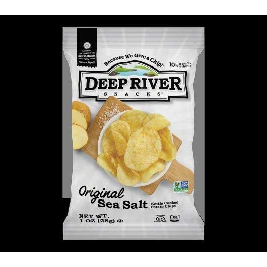 Deep River Snacks Original Salted Kettle Potato Chips, 1 Ounce -- 80 per case