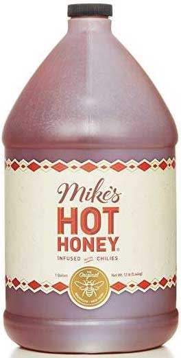 Mikes Hot Honey - Infused with Chili Peppers, 1 Gallon Jug
