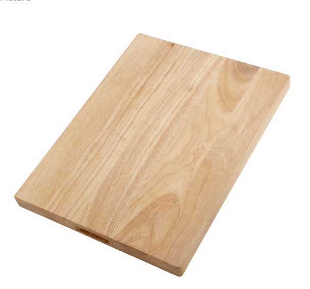 Winco Durable Hardwood Cutting Board, 15 x 20 inch.