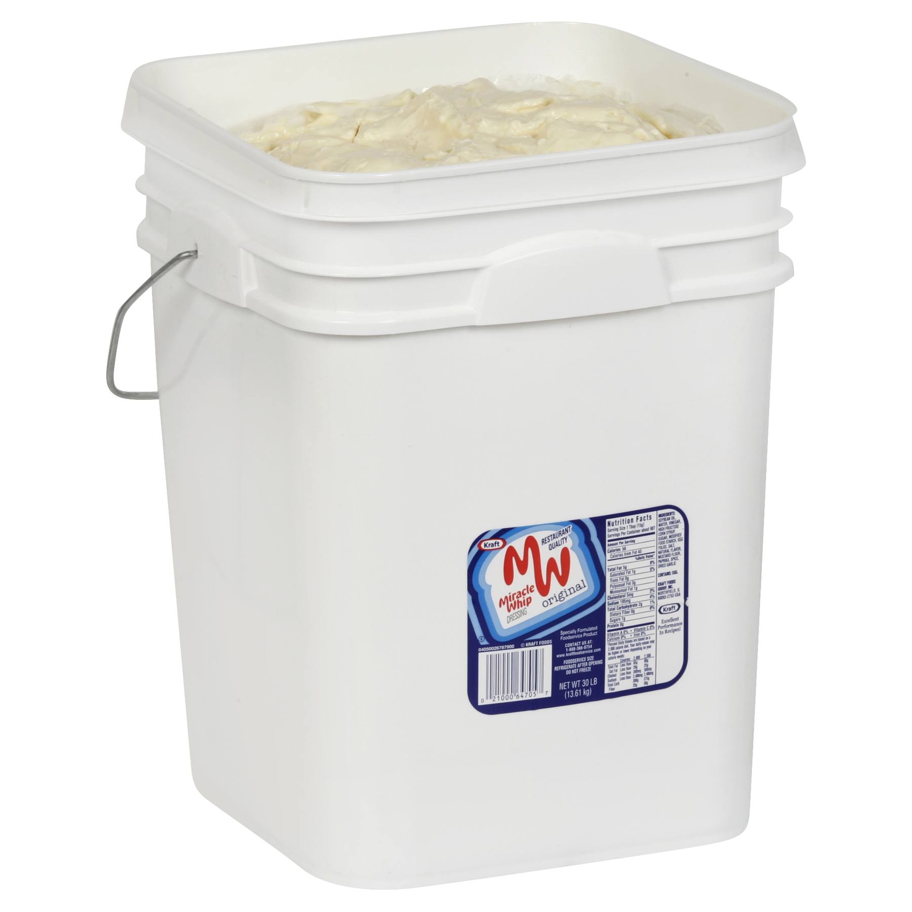 Dressing Pail Miracle Whip 30 Pound
