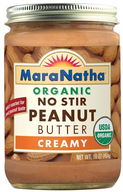 MaraNatha Organic Creamy Peanut Butter, 16 Ounce -- 6 per case.