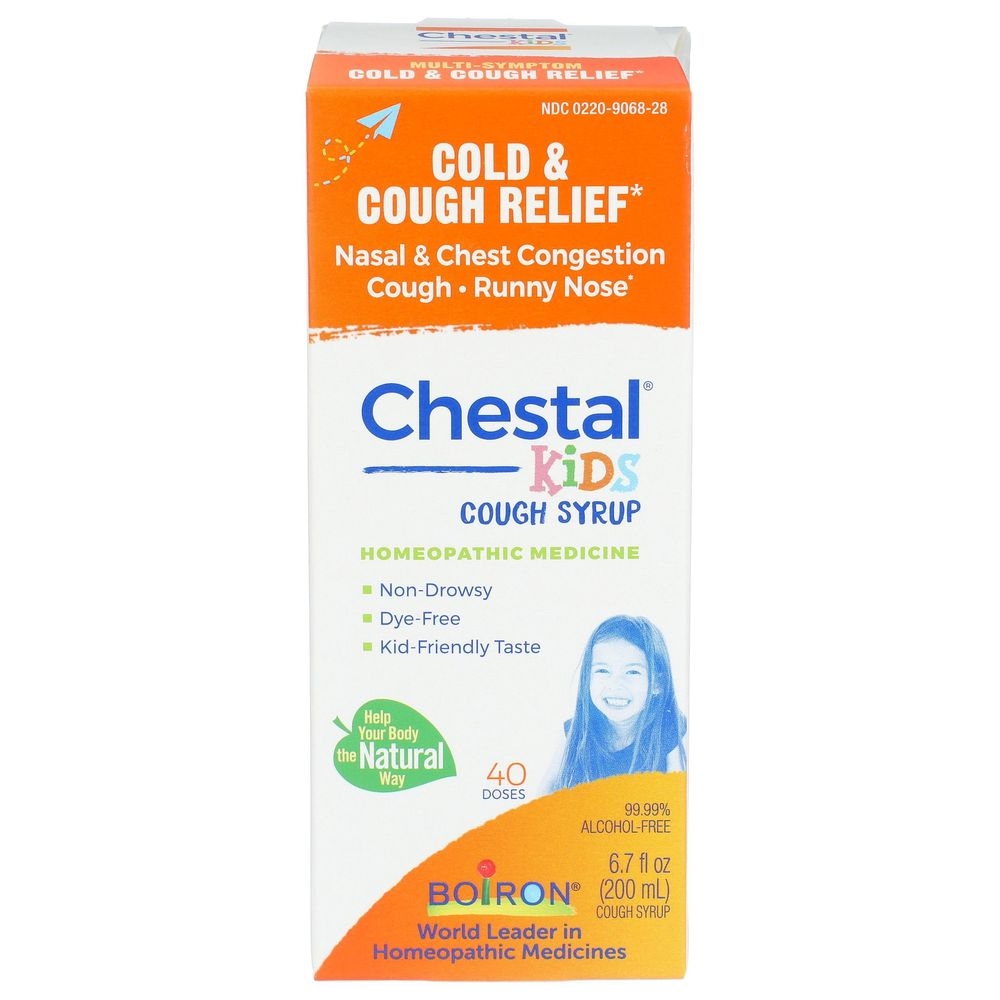 Boiron Chestal Childrens Cold and Cough Syrup, 6.7 Ounce