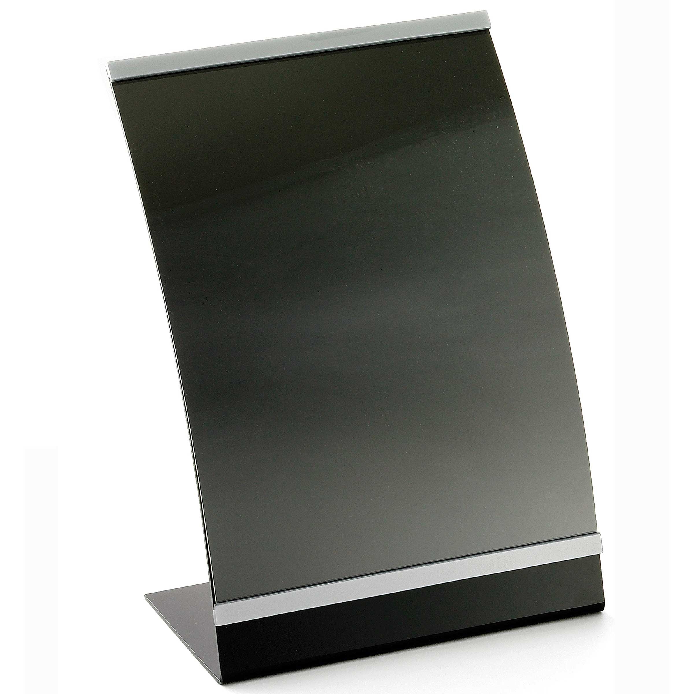 Tablecraft Acrylic Curved Easel, 8.5 x 11 inch -- 12 per case.