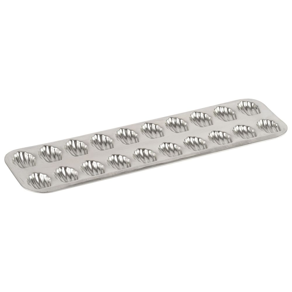 Gobel Tin Plate 20 Small Madeleines Baking Sheet, 1.7 inch Length x 1.2 inch Width x 0.4 inch Height