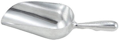 Winco Aluminum Scoop, 5 Ounce -- 12 per case