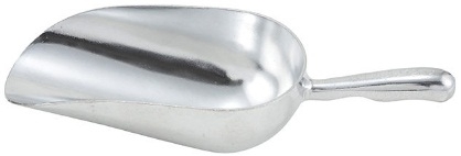 Winco Aluminum Scoop, 12 Ounce -- 12 per case